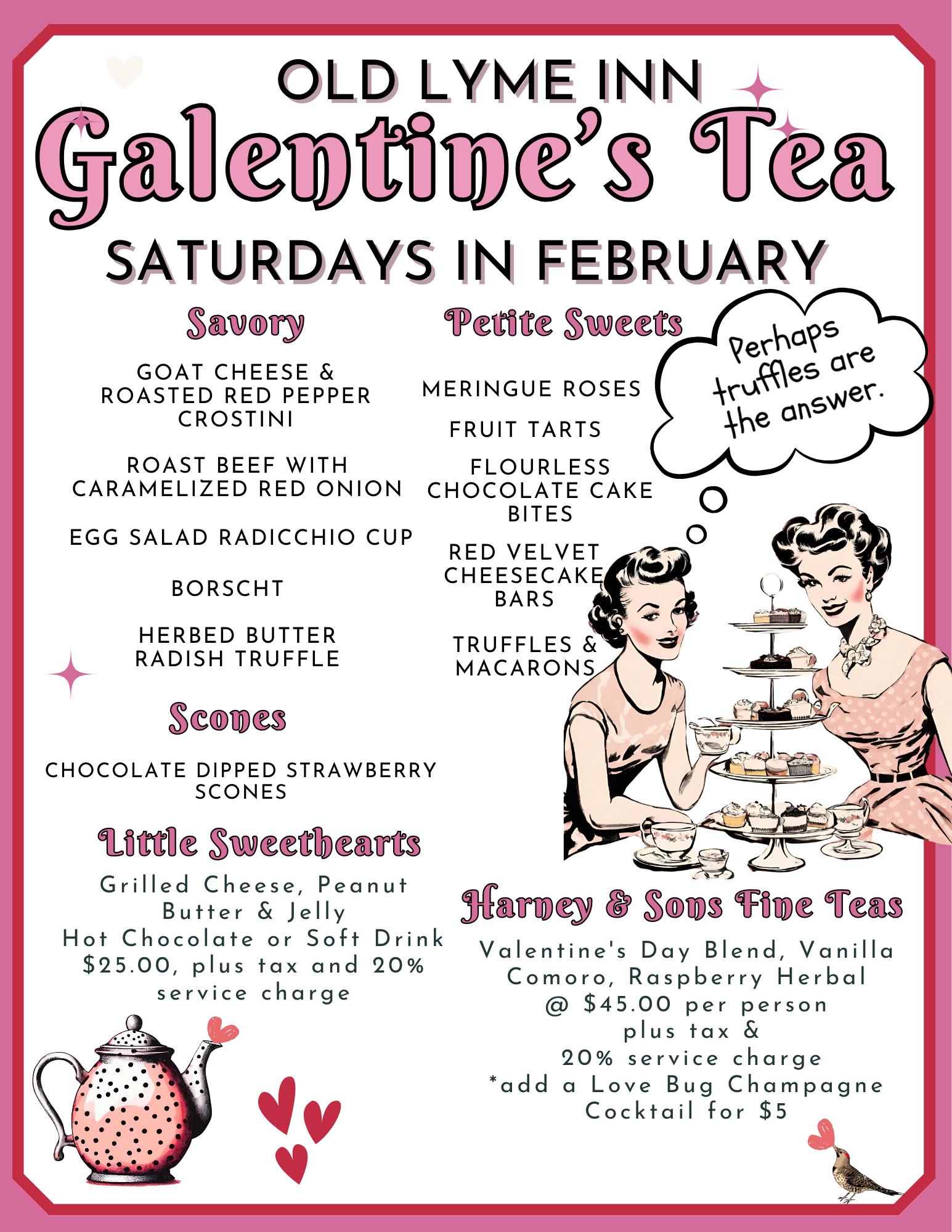 Afternoon Tea Galentine's 2026