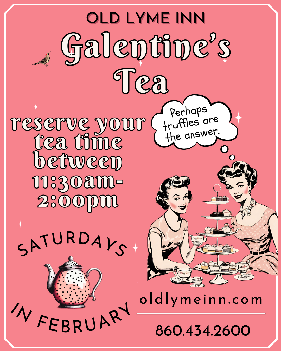 Galentines Afternoon Tea Ad